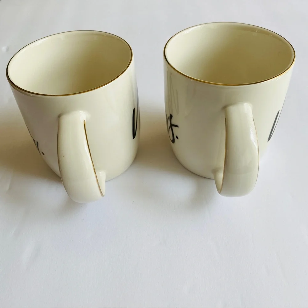 Gifffted Ceramic Mr and Mrs Mug Coffee Tea Wedding Shower Gift Newlyweds
